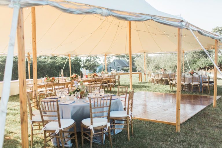 Tented Wedding at Quissett Harbor House on Cape Cod - Sperry Tents